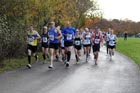 Soon after the start of  the Newcastle Town Moor Marathon